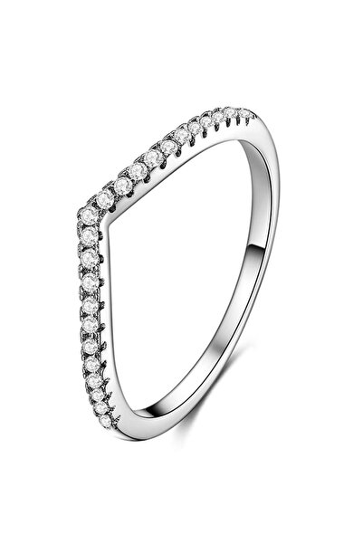 Trusky Inel de argint 925 cu zirconii, mărimea 15