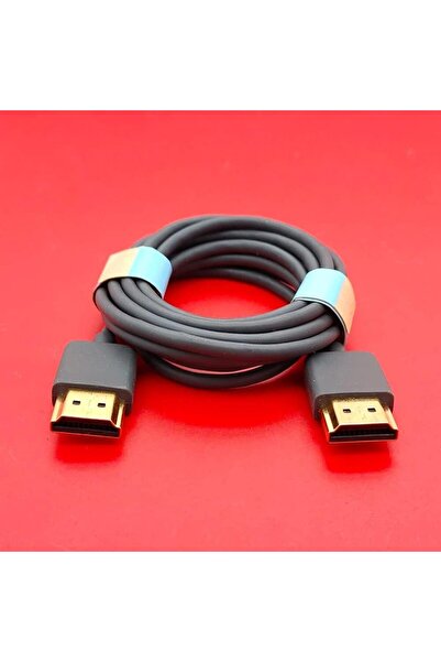 Hdmi Kablo 4K 2.0 Ultra İnce 1,5 Metre 3mm Esnek Taşınabilir Dijital Kablo Hızlı Görüntü Aktarımı 1,
