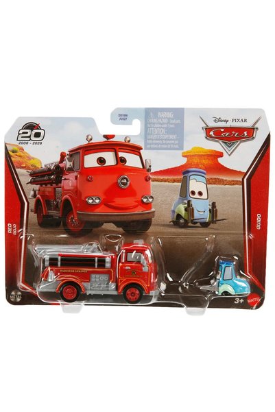 CARS İkili Karakter Araçlar Red–Guido JKW74 - 20. Yıl