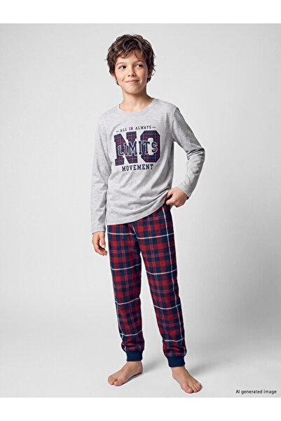 LC Waikiki I Zero Roba Yaka Printed Boy's Pajama Set from Freezen Store