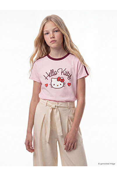 LC Waikiki I Zero Roba Collar Cute Hero Figure Girl's T-Shirt from Freezen Store