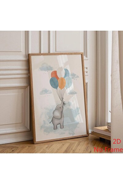 Generic Brand 1pc Elephant Balloon Nursery Scandinavian Animal Neutral Jungle...
