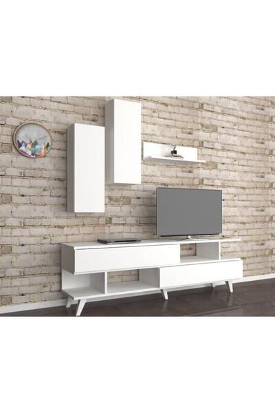 SAHABA Asterion Tv Table, 160 CmTurkish Home TV Stand, Media Storage Table, L...