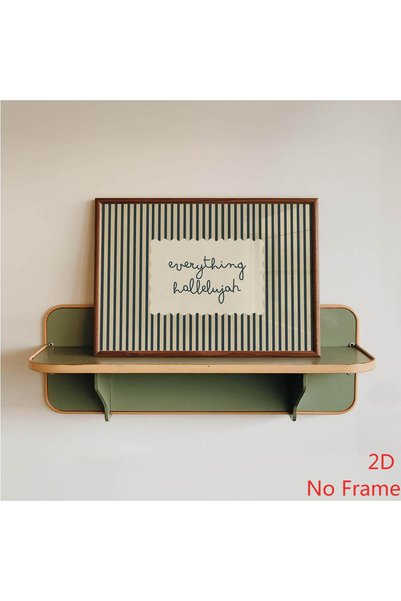 Generic Brand 1pc Everything Hallelujah Retro Blue Stripes Canvas Wall Art Pr...