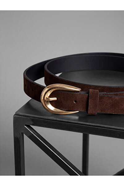LC Waikiki Two Mt Shop Quality Lcw Accessories Brown Plain Women's Belt