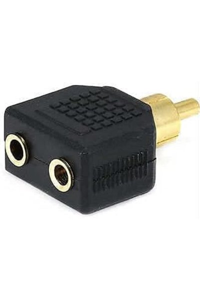 KHİ-ZAİ RCA ERKEK 2 DİŞİ 3.5mm STEREO ÇOKLAYICI APARAT