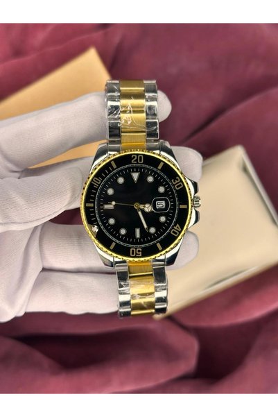 Elora Atelier SİYAH-GOLD KADRAN SUBMARİNER OTAMATİK ERKEK KOL SAATİ