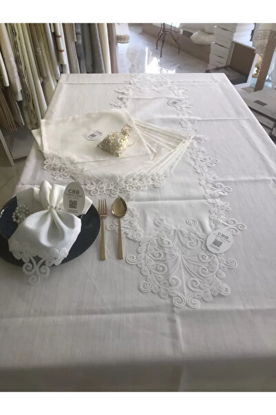 Ceki Home Σετ Επιτραπέζιων Ειδών για 12 Άτομα, 26 Τεμάχια, Τραπεζομάντηλο Μον...