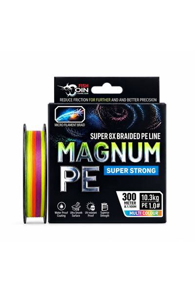 Magnum + 8x 300 Mt Multı Color İp Misina