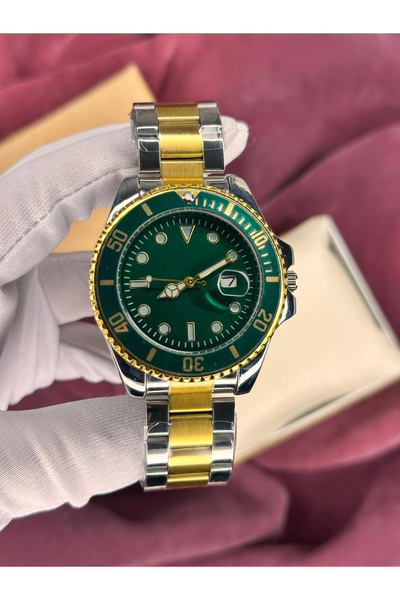 Elora Atelier YEŞİL-GOLD KADRAN SUBMARİNER OTAMATİK ERKEK KOL SAATİ