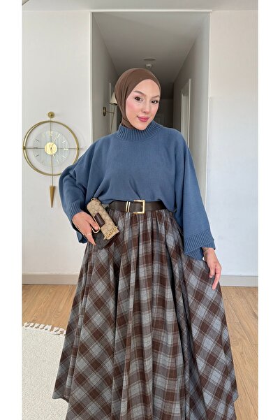 NİLNUR MODA Yeni Sezon Triko Yarasa Kol Triko Bluz