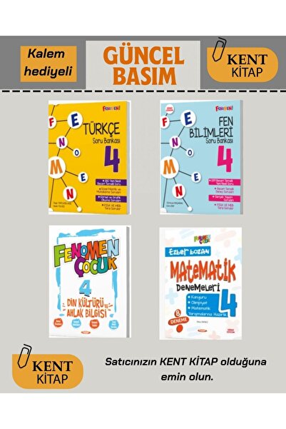 Fenomen Yayıncılık Fenomen Yayınları 4,Sınıf Fen Bilgisi - Türkçe - Matematik...