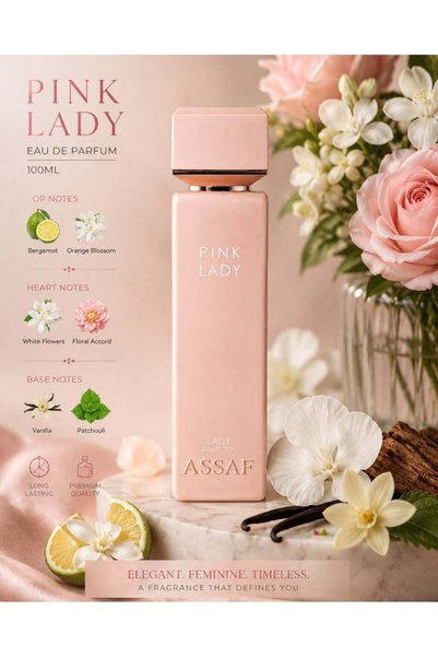 ASSAF 🌸 Pink Lady 100ML For Women 🌸 Eau De Parfum