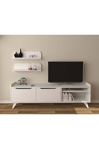 SAHABA Doruk 2 Tv Table, 160 CmTurkish Home TV Stand, Media Storage Table, Li...