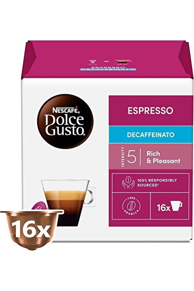 NESCAFÉ DOLCE GUSTO Nescafe Dolce Gusto Espresso Decaf Coffee 16 Capsules