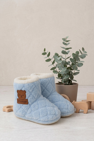 Ceykids Bebek Panduf Patik Welsoft Kaydırmaz Taban Unısex (Taban ölçüsü 12cm)...
