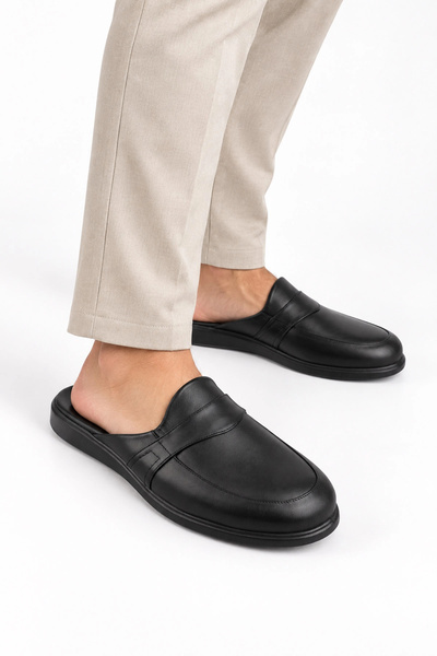 Gondol حذاء رجالي من الجلد الطبيعي من نوع Damat Dowry House Slipper مقاس 55 ب...