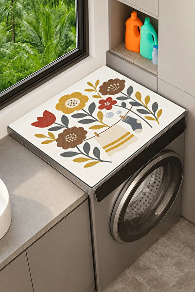 Valerine Life Clothes Dryer Top Organizer Mat Liquid-Proof Cover Spring Rope