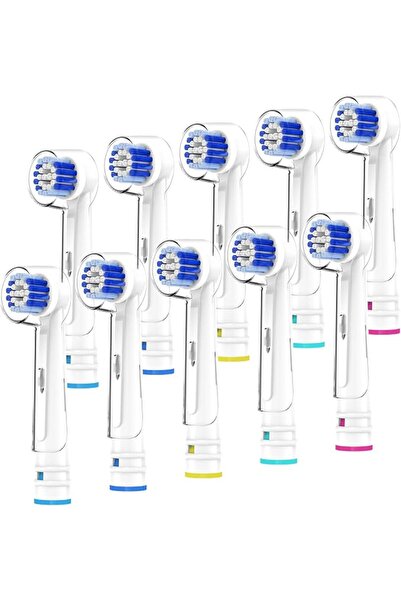 VOGUISH Replacement Toothbrush Heads Compatible with Oral B Braun,10 Pack