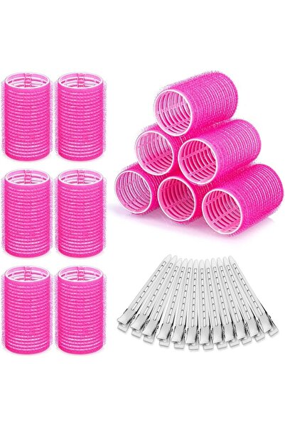 Acejoz Hair Curlers Rollers, Gikasa 24Pcs Hair Rollers Set Hair Curlers Self ...