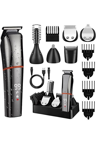 YAKITER Trimmers for Men, 11-in-1 USB Recharge Kit for Beard, Nose Ear Face M...