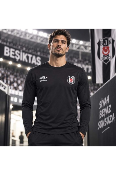 Beşiktaş S.K. Bjk Siyah Forma 26/27 Umbro Uzun Kol Erkek Forma SİYAH