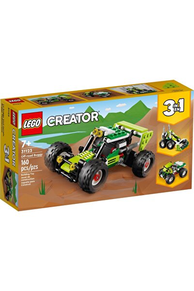 LEGO مجموعة بناء سيارة كرياتور 3 في 1 للطرق الوعرة 31123