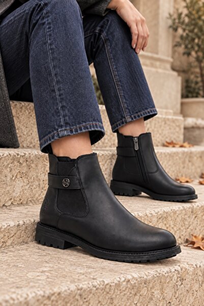 U.S. Polo Assn. Comfortable Sole Daily Black Women's Bootie