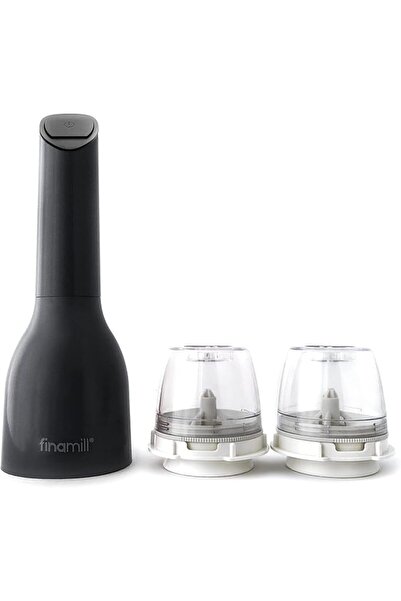 Finamill Award-Winning Battery Salt & Pepper Grinder Set - Adjustable, Cerami...