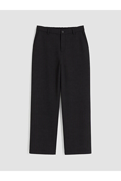 LC Waikiki Lcw Vision Black Regular Fit Men's Trousers with Nevavm Difference