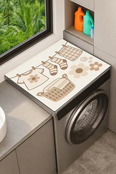 Valerine Life Clothes Dryer Top Organizer Mat Liquid-Proof Cover Peace of Min...