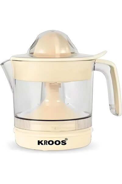 Kroos Cross KR-5622 Premium Electric Citrus Juicer, Pulp Control, Orange, Lem...