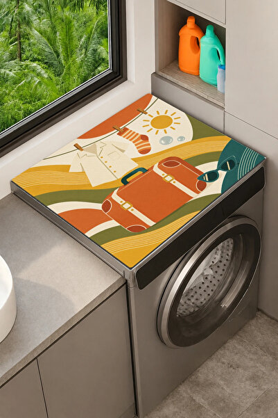 Valerine Life Clothes Dryer Top Organizer Mat Liquid-Proof Cover Summer Travel