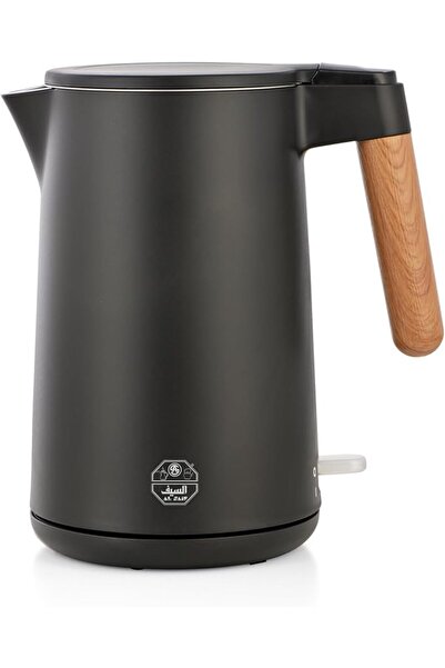 ALSAIF 2200W Portable Mini Electric Kettle with Stainless Steel Interior, Aut...