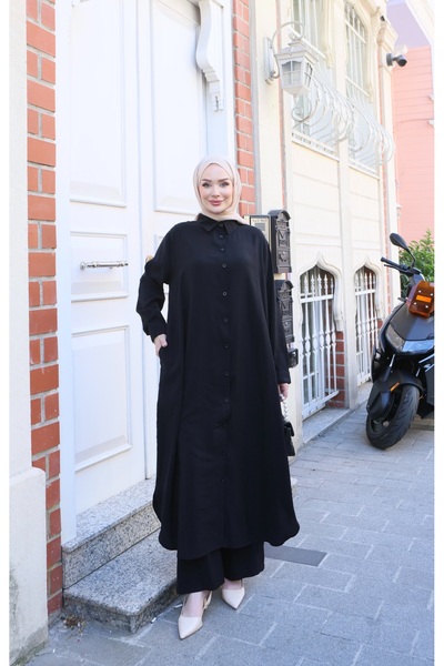 NİSUM MODA Комплект от модал с дълъг ръкав