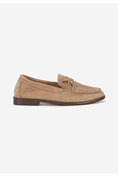 B T Shoes Γυναικεία Σενόλια μπεζ μοκασίνια