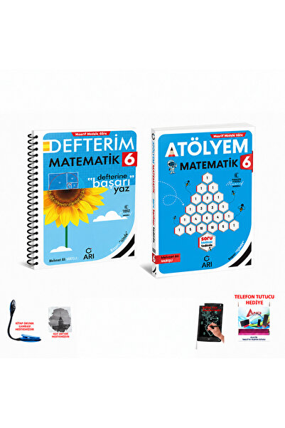 Arı Yayıncılık 2026-2027 6. Sınıf Defterim Ve Atölyem Matematik Soru Bankalar...