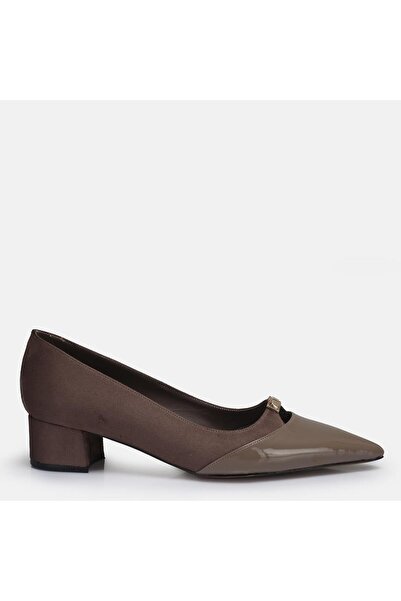 37Numara Large Size Stiletto 41-42-43-44-Mink Suede