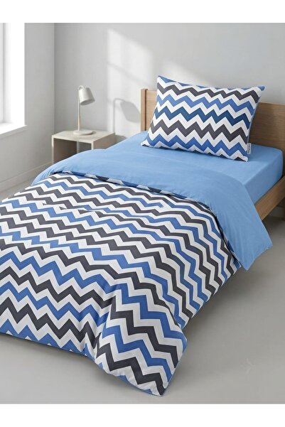 MORRİVAL Single Size Double-Sided 120X200 Elastic Sheet Bedding Set, 3 Pieces...