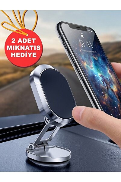 Başkenttekno Katlanabilir Mınatıslı Manyetik Mini Araç Içi Ve Masaüstü Telefo...