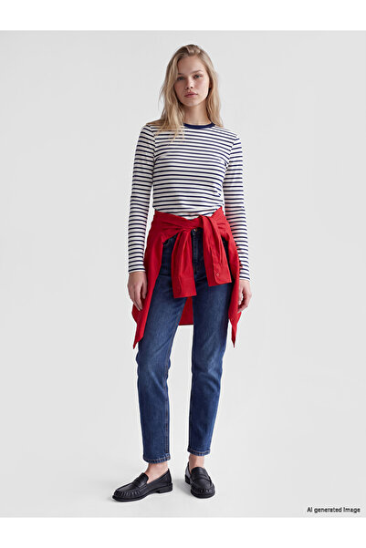 LC Waikiki Rmz Gi̇yi̇m Farkiyla Slim Fit Women's Jean Pants