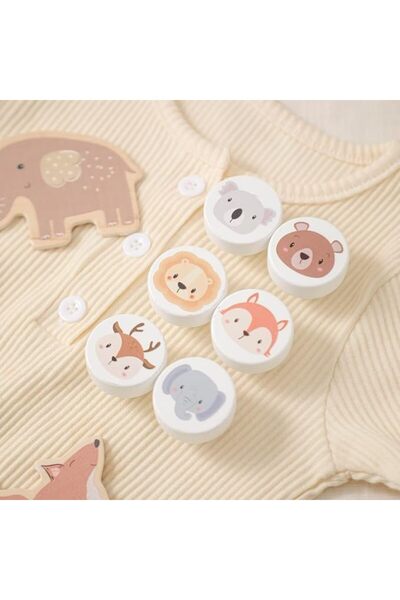 KASTWAVE Wooden Animal Cabinet Knobs, with Screws, Decorative Kids Furniture ...