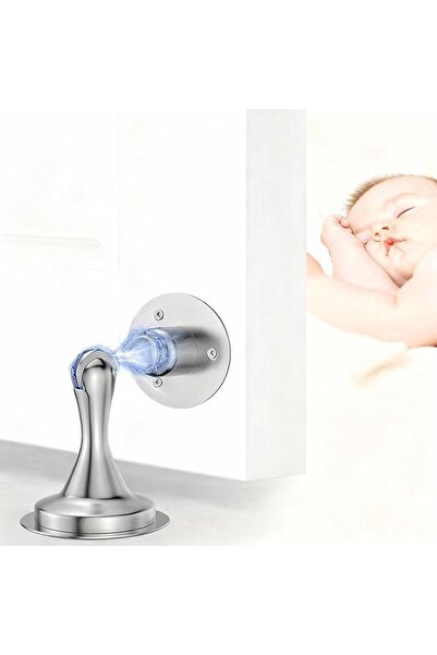GoodTool Magnetic Hold, No-Drill Door Stop, Magnetic Installation Door Stop, ...
