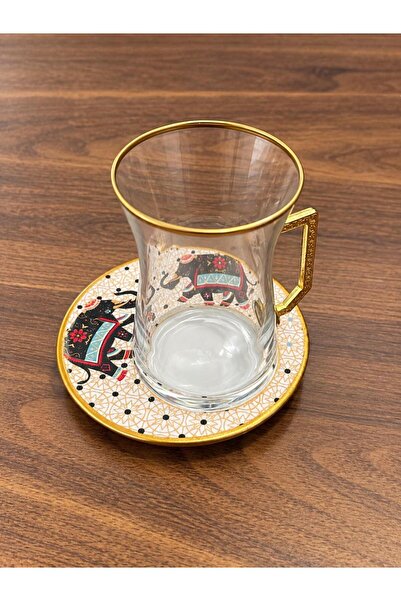 Vintage Kulp Çay Takımı 6 Kişilik
