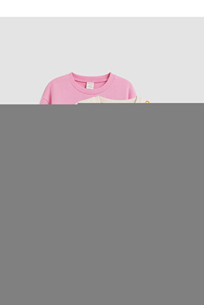 LC Waikiki I Zero Roba Collar Printed Girls' Sweatshirt 2-Pack from Freezen S...