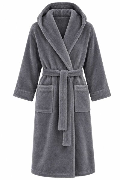 OEM Halat de baie pufos unisex, cu cordon și buzunare, mărimi M-L-XL, mai mul...