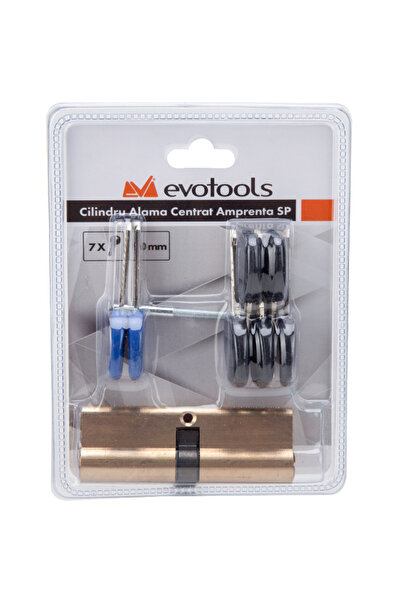 Evotools Cilindru Alama Centrat 7 Chei EvoTools, Diametru 40+40mm, 80, 40+40 —