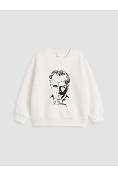 LC Waikiki I Ataturk Printed Thick Sweatshirt for Girls from Freezen Store