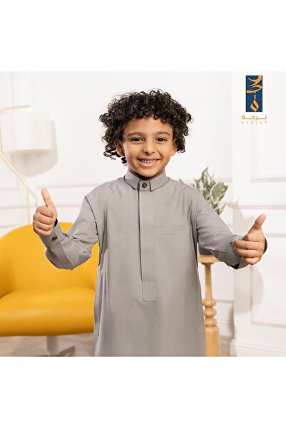 burjah ثوب الأصالة رصاصي