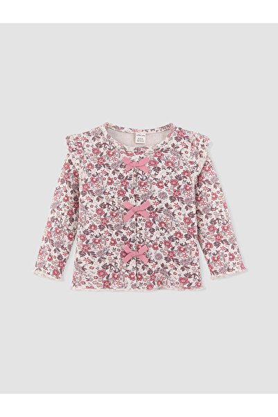 LC Waikiki Lcw baby floral print girl's outfit set